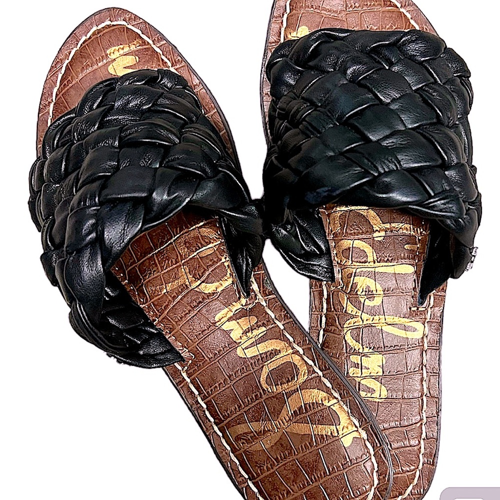 Sam Edelman Women’s Griffin Sandals Black 6.5 New